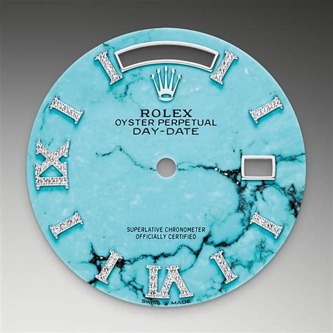 rolex day date gold turquoise|rolex oyster dials.